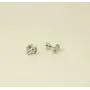Пусеты пяточки Maxi Silver 7667
