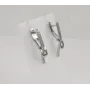 Серьги классические Maxi Silver 7319