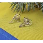 Серьги в виде лисы Maxi Silver 7098