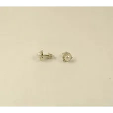 Пусеты с жемчугом Maxi Silver 6899