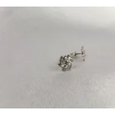 Пусеты 80102 Maxi Silver 6081