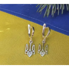 Сережки трезуб Maxi Silver 5897