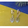 Сережки трезуб Maxi Silver 5897