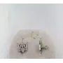 Пусеты трезуб Maxi Silver 5827