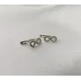Сережки восьмерки Maxi Silver 5690