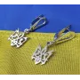 Сережки с гербом Украины Maxi Silver 5652