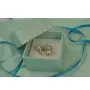 Пусеты детская ножка Maxi Silver 5597