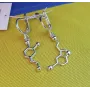 Сережки серотонин и дофамин Maxi Silver 5178