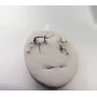 Серьги дофамин и серотонин Maxi Silver 5174
