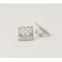 Сережки в виде сетки Maxi Silver 5123