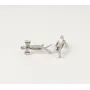 Серьги бантики Maxi Silver 3990