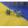 Серьги цветы Maxi Silver 3390