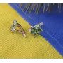 Серьги цветы Maxi Silver 3390