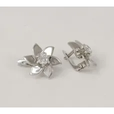Серьги подсолнухи Maxi Silver 2792