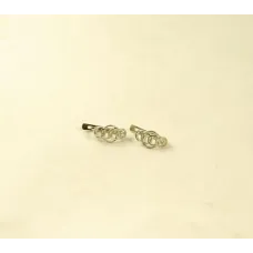 Серьги Ауди Maxi Silver 2788