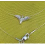 Кулон Ангелочек на леске Maxi Silver 9290