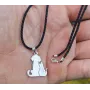 Кулон кошка и собака Maxi Silver 9175