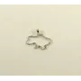 Кулон с картой Украины Maxi Silver 9168