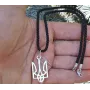 Кулон Большой кулон тризуб Украины Maxi Silver 9166