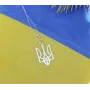 Кулон герб Украины классический Maxi Silver 9165