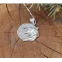 Кулон ведьмака волк Maxi Silver 9145