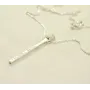 Кулон спичка с цепочкой Maxi Silver 9128