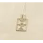 Кулон футбольное поле Maxi Silver 9125