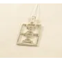 Кулон футбольное поле Maxi Silver 9125