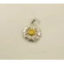 Кулон ромашка Maxi Silver 9121