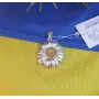 Кулон ромашка Maxi Silver 9121