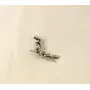 Кулон ведьма на метле Maxi Silver 9102