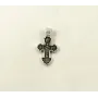 Крест Распятие Христово с Николаем Чудотворцем Maxi Silver 9009