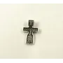 Крест двусторонний Спаситель - Святитель Николай Чудотворец Maxi Silver 9005