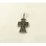 Николай Угодник Чудотворец Крест нательный Распятие Maxi Silver 9003