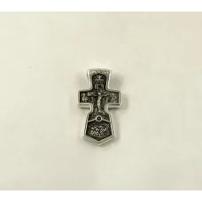 Крест Распятие Святитель Николай Угодник Maxi Silver 9002