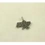 Кулон карта Украины Maxi Silver 8984