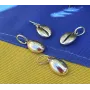 Кулон кофейное зерно Maxi Silver 8981