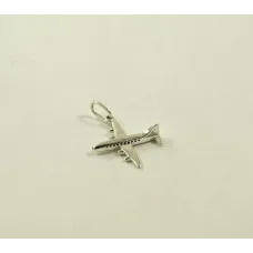 Кулон самолет Maxi Silver 8966