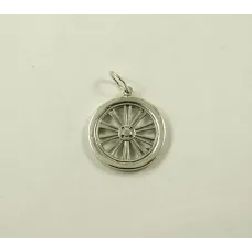 Кулон автомобильное колесо Maxi Silver 8951