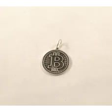 Кулон Биткоин Maxi Silver 8950