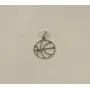 Кулон баскетбольный мяч Maxi Silver 8907