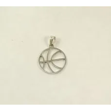 Кулон баскетбольный мяч Maxi Silver 8907