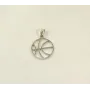 Кулон баскетбольный мяч Maxi Silver 8907
