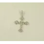 Женский крест с камнями Maxi Silver 8794