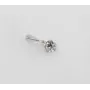 Кулон круг с белым фианитом Maxi Silver 7974/1