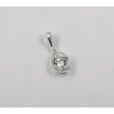 Кулон с белым фианитом Maxi Silver 7975/1