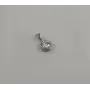 Кулон круглый с белым фианитом Maxi Silver 7976/3