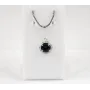 Кулон круглый с синим фианитом Maxi Silver 7976/2