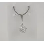 Кулон в наличии с белыми камнями Maxi Silver 7977/1