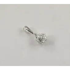 Кулон в наличии с белыми камнями Maxi Silver 7977/1